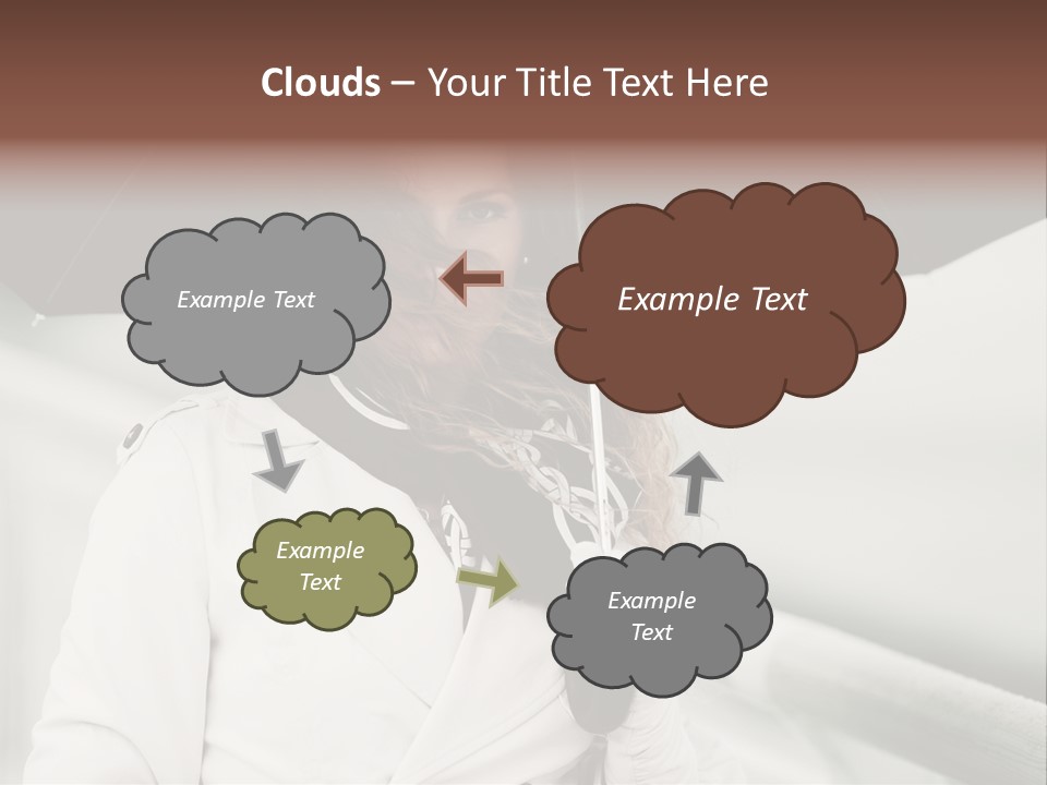 Pretty Woman Black PowerPoint Template