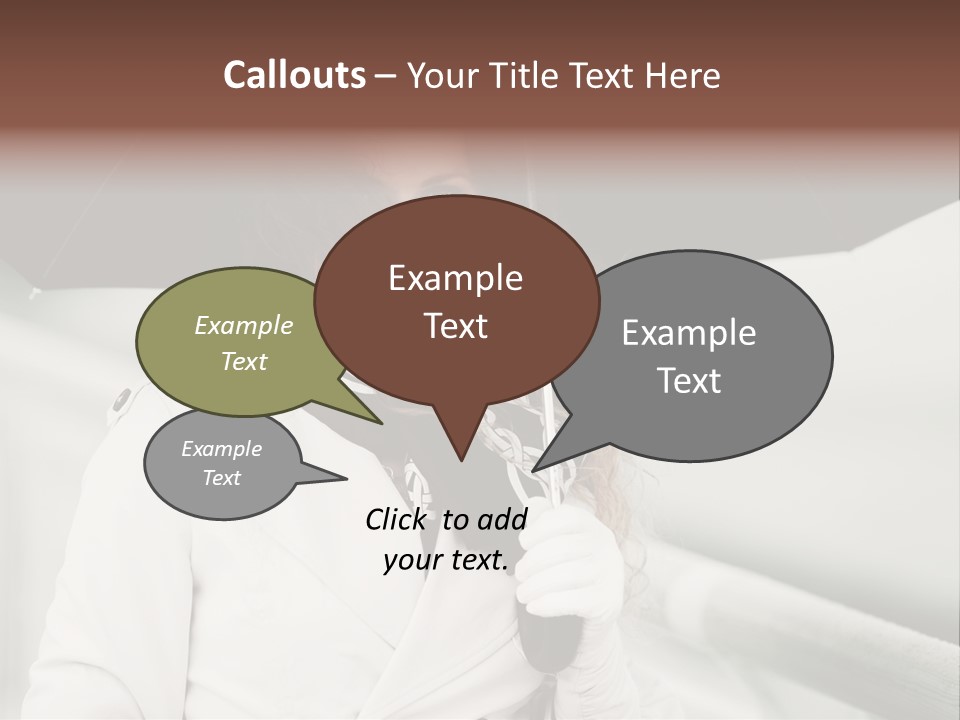 Pretty Woman Black PowerPoint Template