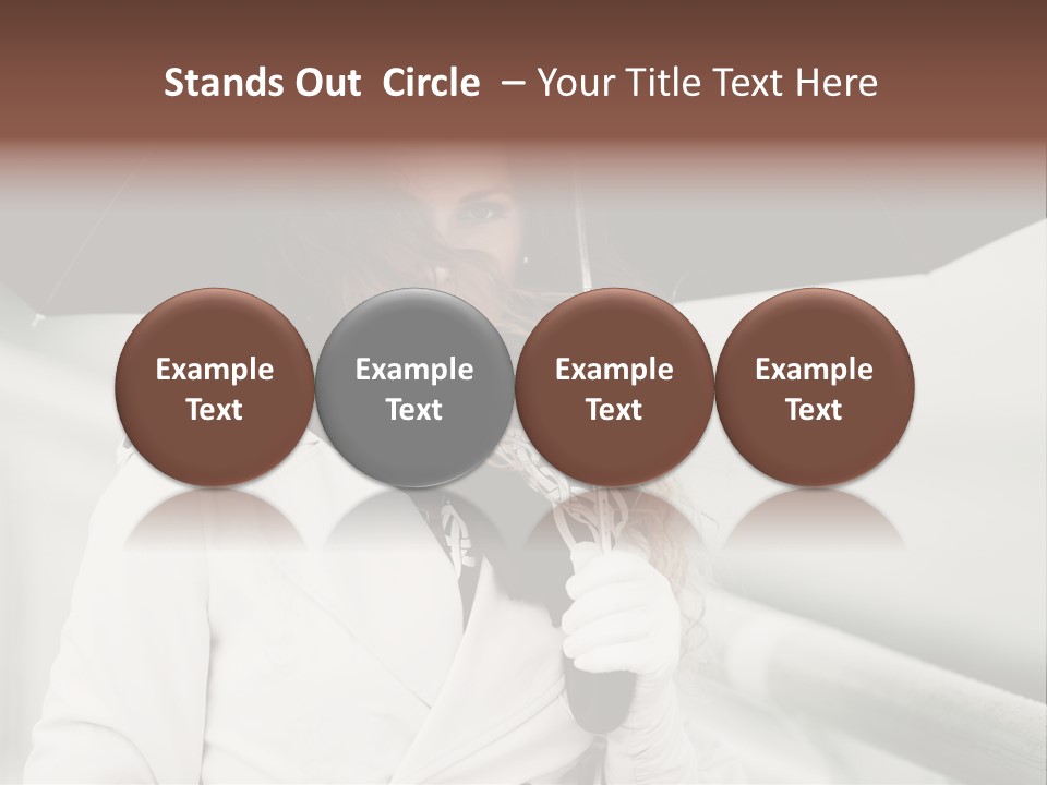 Pretty Woman Black PowerPoint Template