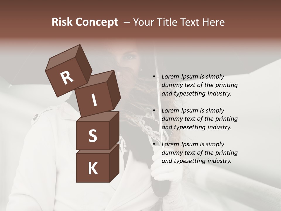 Pretty Woman Black PowerPoint Template