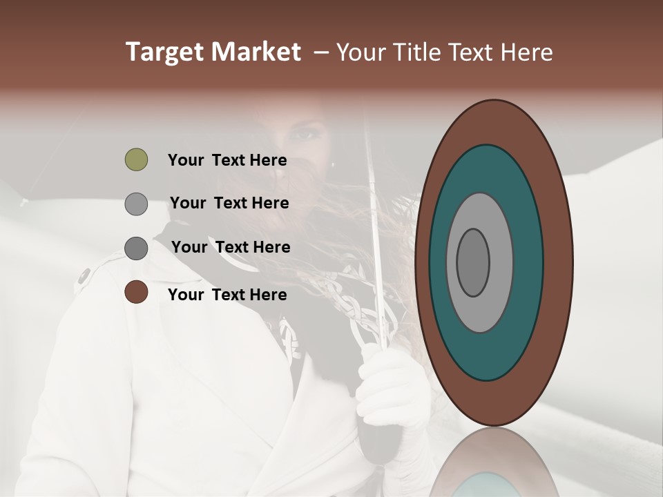 Pretty Woman Black PowerPoint Template