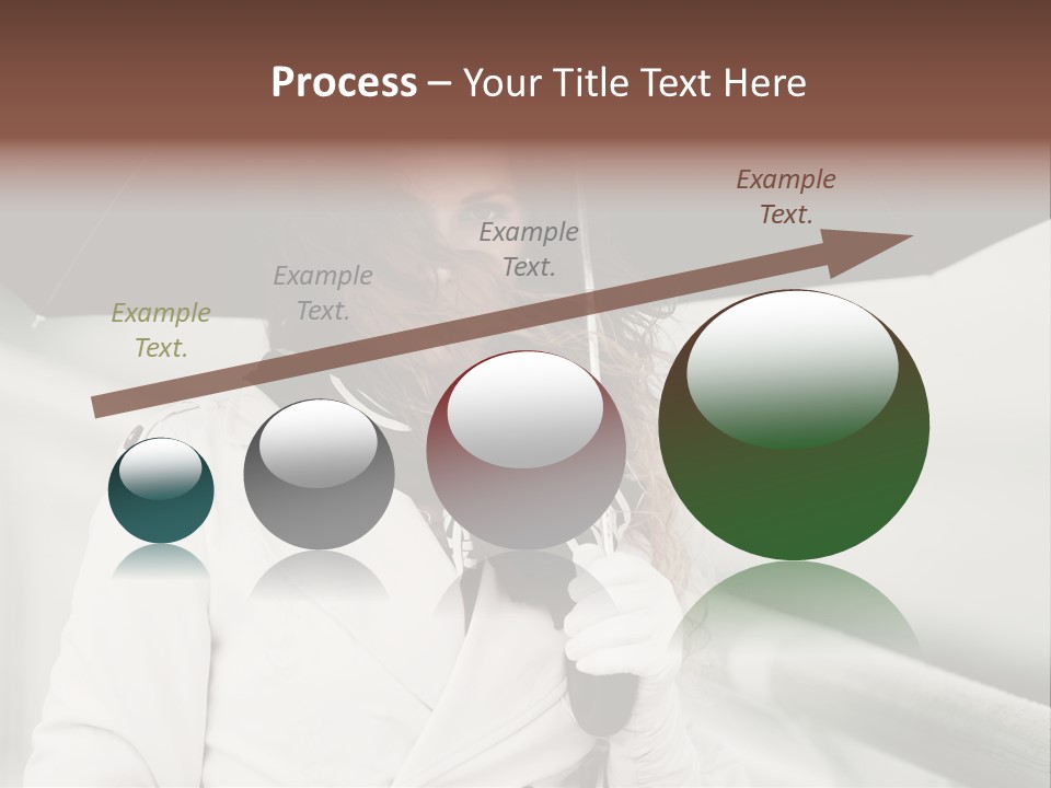 Pretty Woman Black PowerPoint Template