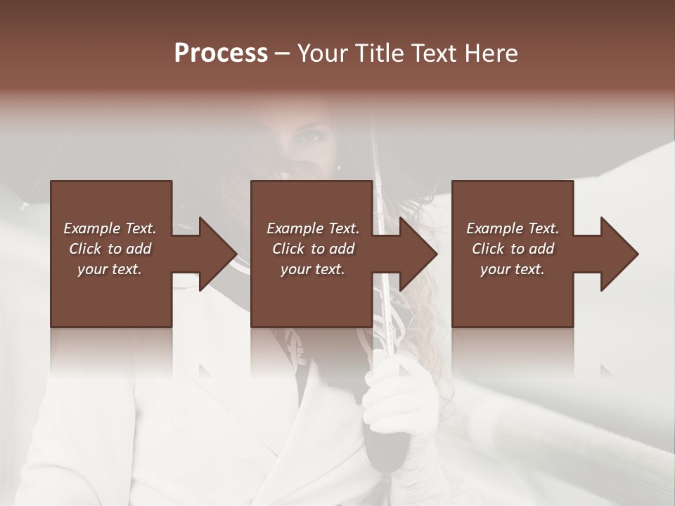 Pretty Woman Black PowerPoint Template