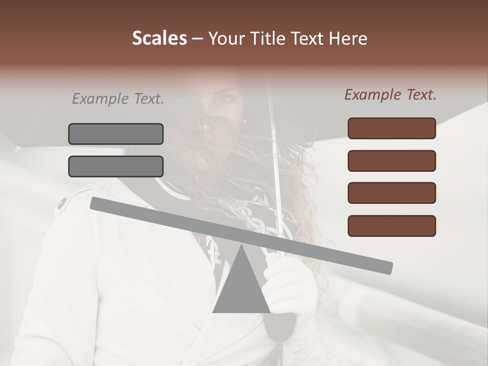 Pretty Woman Black PowerPoint Template