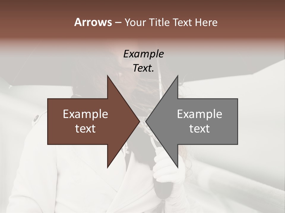 Pretty Woman Black PowerPoint Template