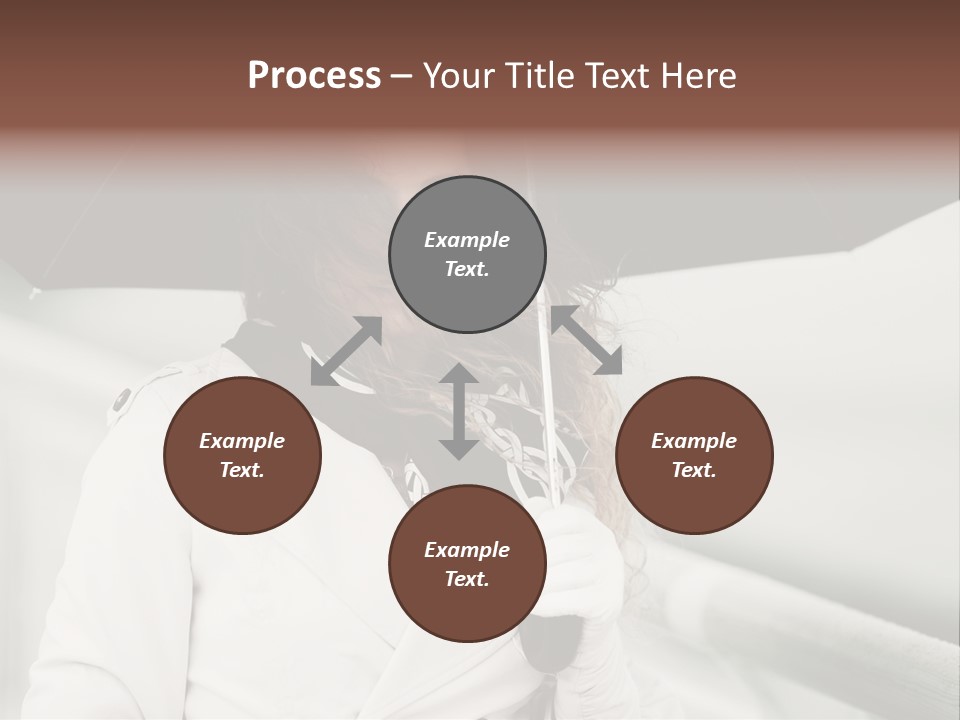 Pretty Woman Black PowerPoint Template