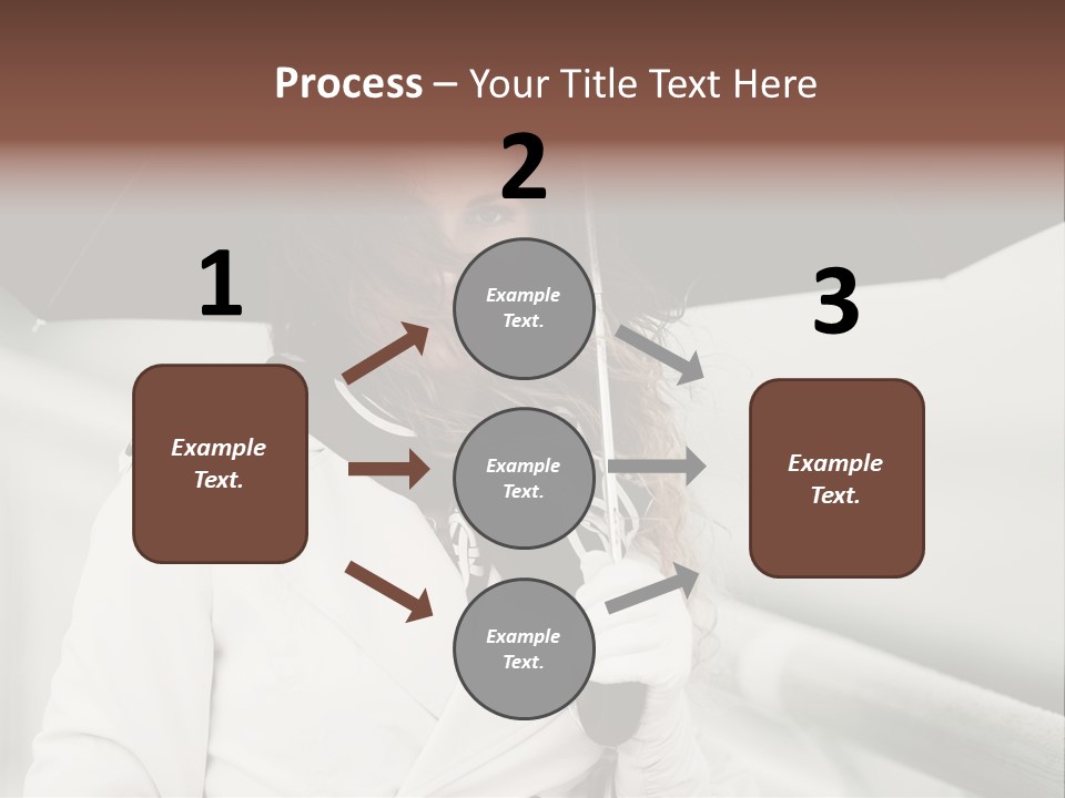 Pretty Woman Black PowerPoint Template