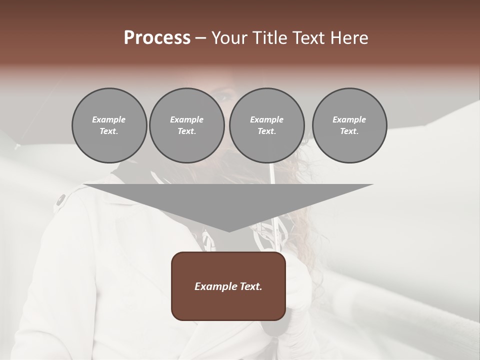 Pretty Woman Black PowerPoint Template