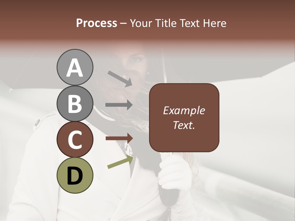 Pretty Woman Black PowerPoint Template