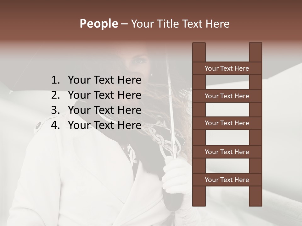 Pretty Woman Black PowerPoint Template