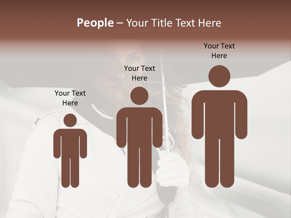 Pretty Woman Black PowerPoint Template