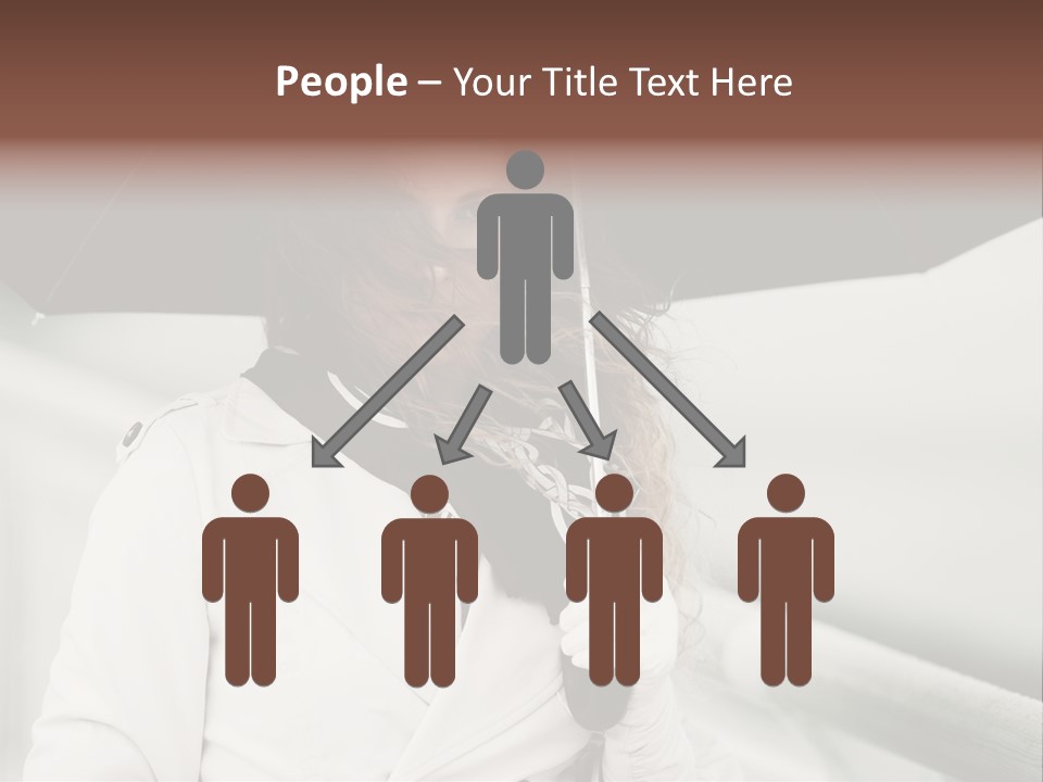 Pretty Woman Black PowerPoint Template