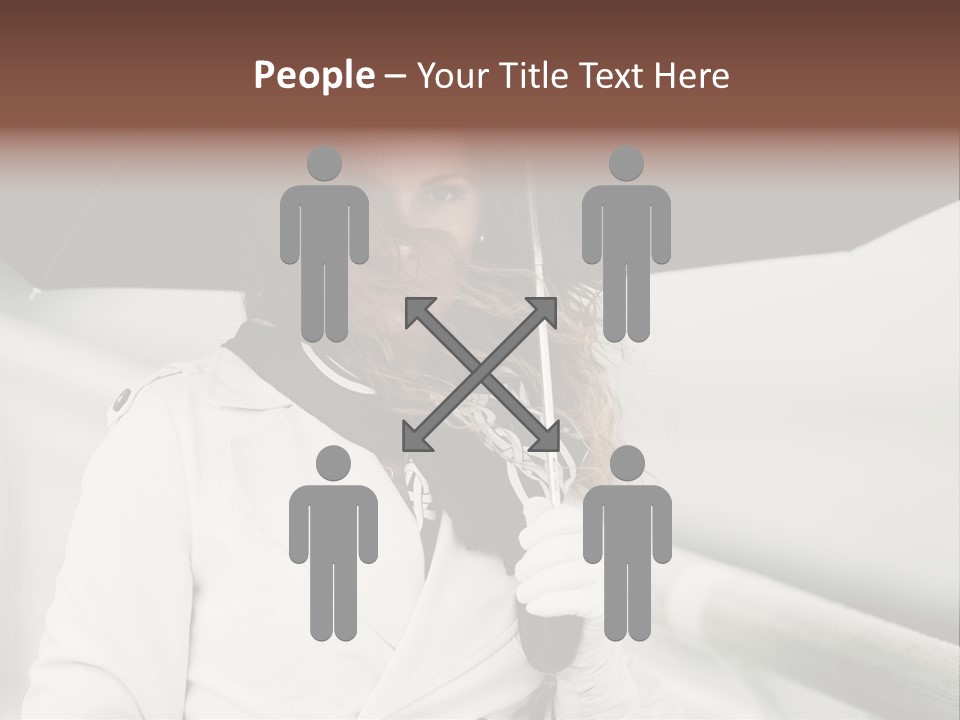 Pretty Woman Black PowerPoint Template