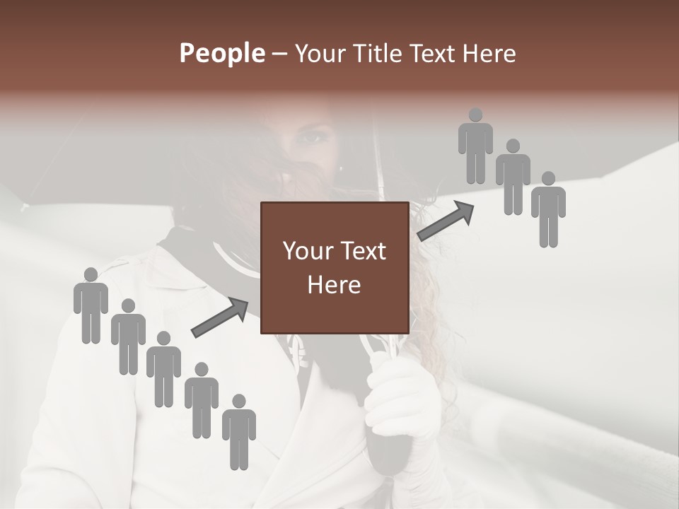 Pretty Woman Black PowerPoint Template