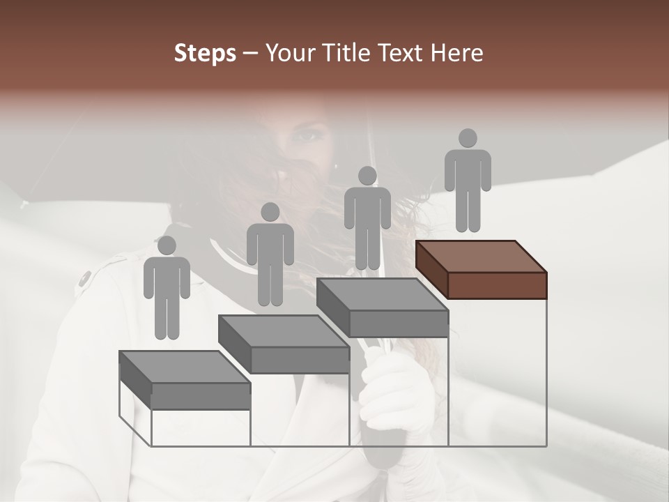 Pretty Woman Black PowerPoint Template