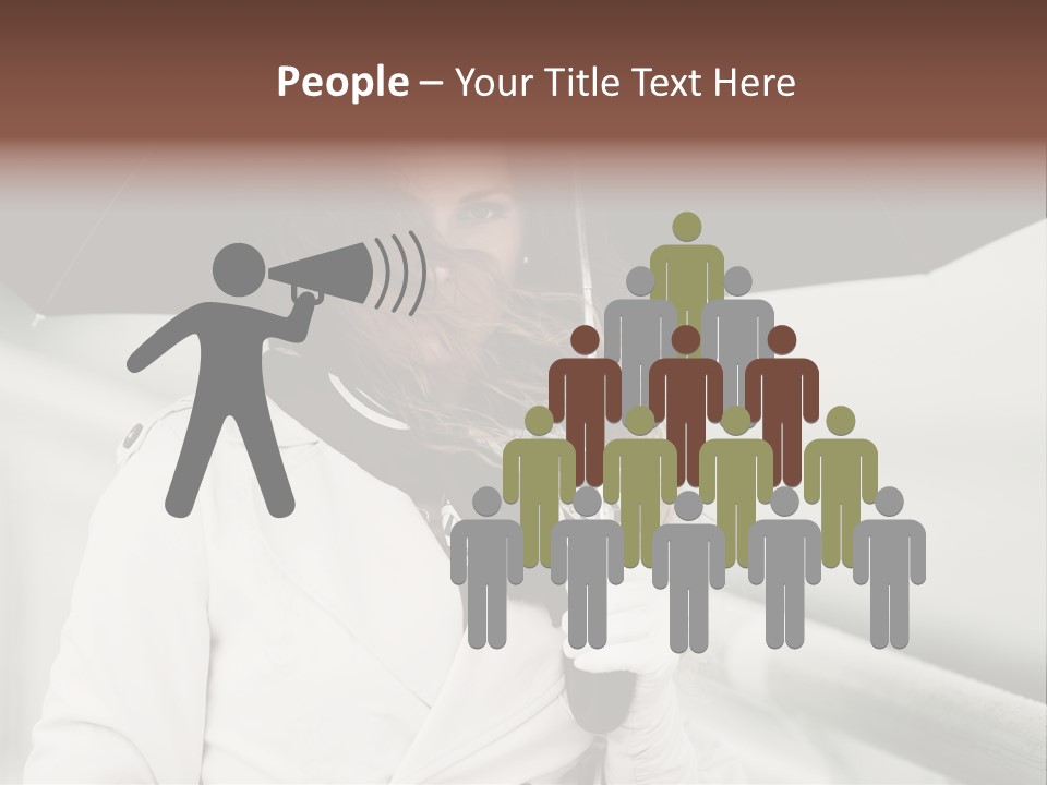 Pretty Woman Black PowerPoint Template