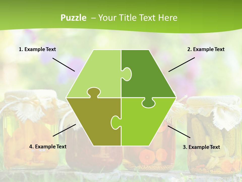 Vinegar Glass Ingredient PowerPoint Template