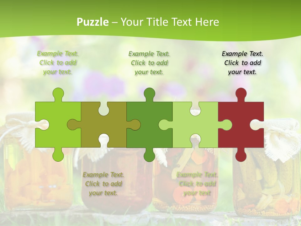 Vinegar Glass Ingredient PowerPoint Template