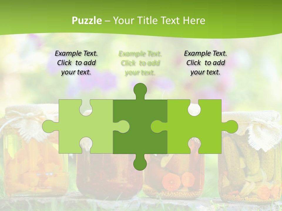 Vinegar Glass Ingredient PowerPoint Template