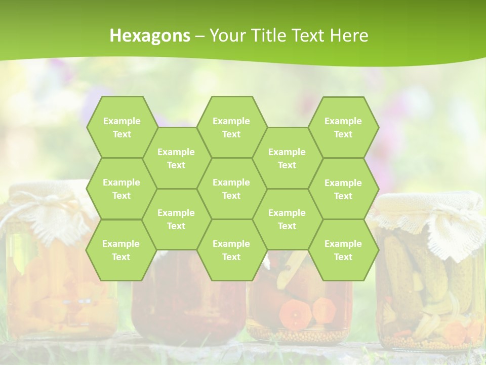 Vinegar Glass Ingredient PowerPoint Template