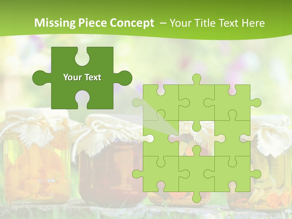 Vinegar Glass Ingredient PowerPoint Template