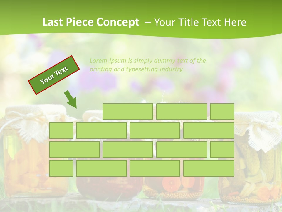 Vinegar Glass Ingredient PowerPoint Template