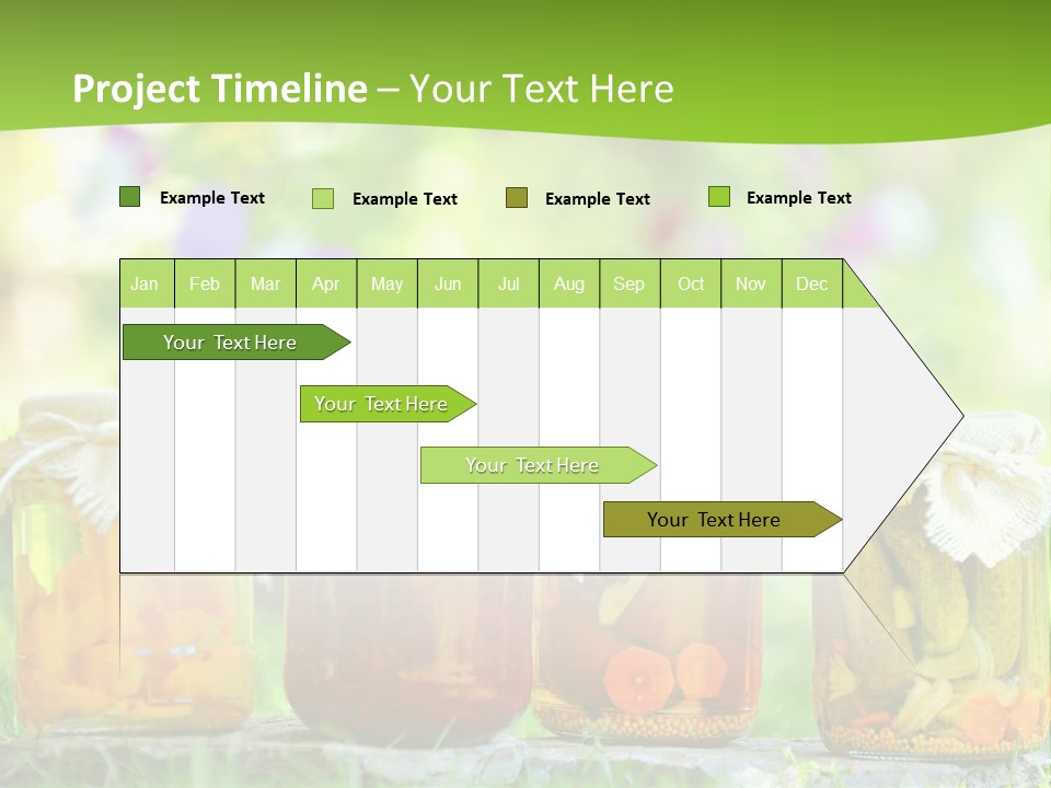 Vinegar Glass Ingredient PowerPoint Template