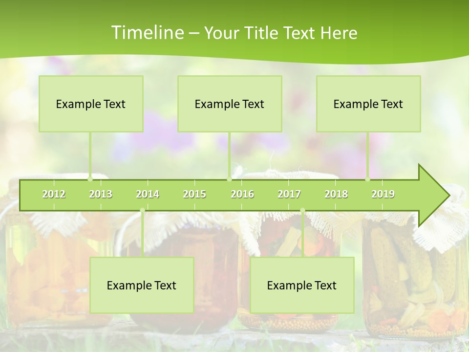 Vinegar Glass Ingredient PowerPoint Template