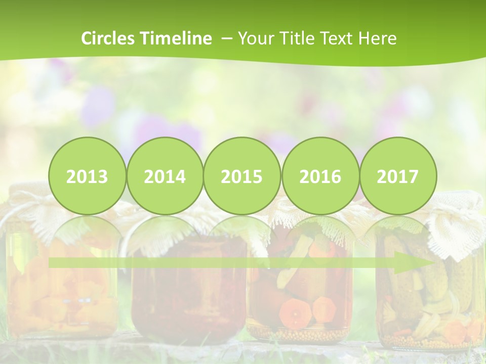 Vinegar Glass Ingredient PowerPoint Template