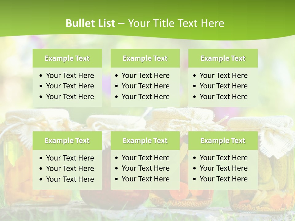 Vinegar Glass Ingredient PowerPoint Template