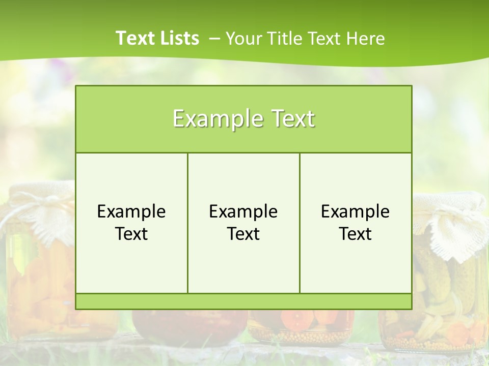 Vinegar Glass Ingredient PowerPoint Template