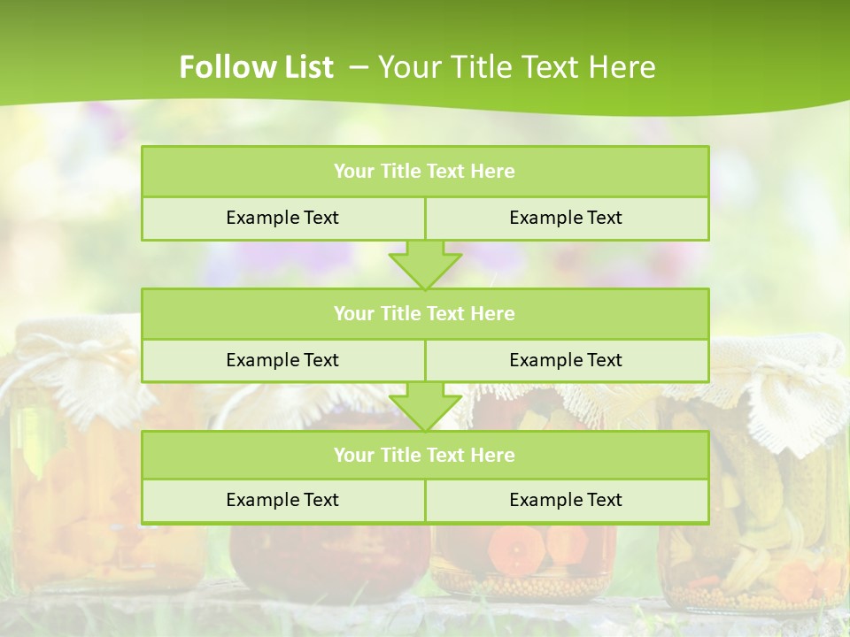 Vinegar Glass Ingredient PowerPoint Template