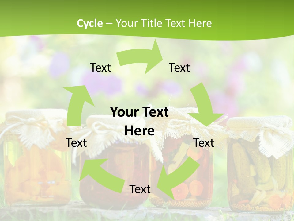Vinegar Glass Ingredient PowerPoint Template
