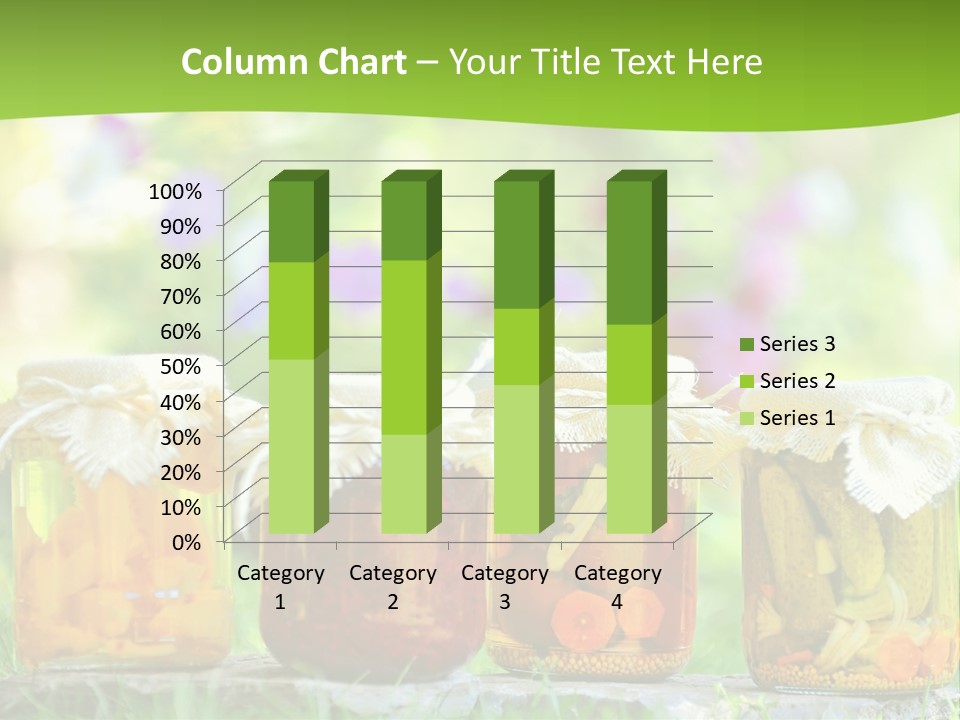 Vinegar Glass Ingredient PowerPoint Template
