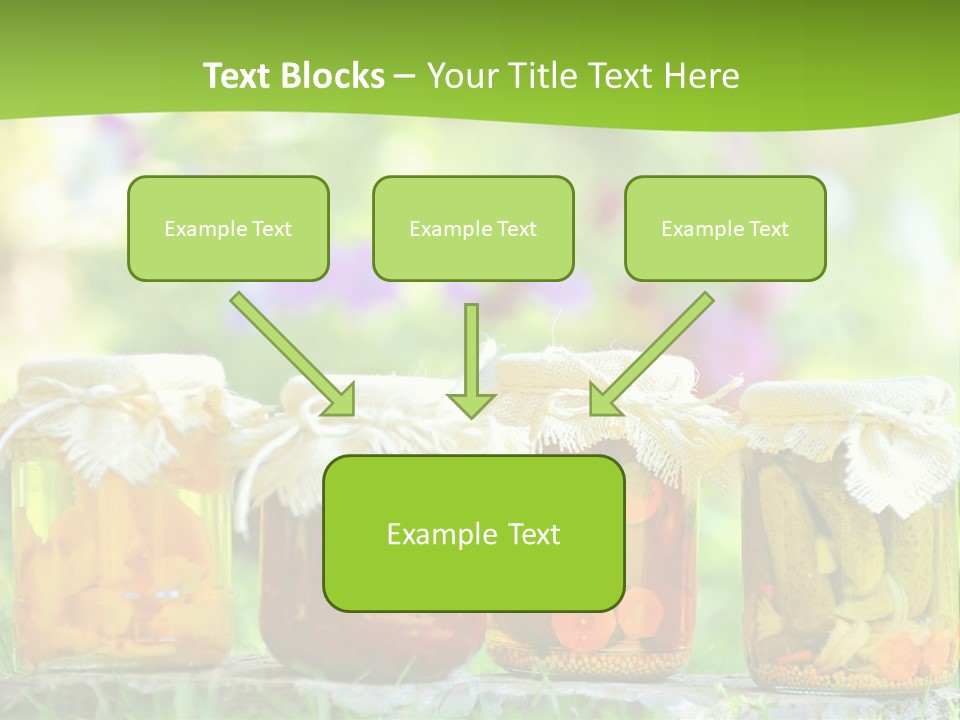 Vinegar Glass Ingredient PowerPoint Template