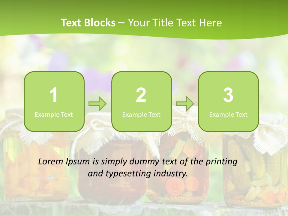 Vinegar Glass Ingredient PowerPoint Template