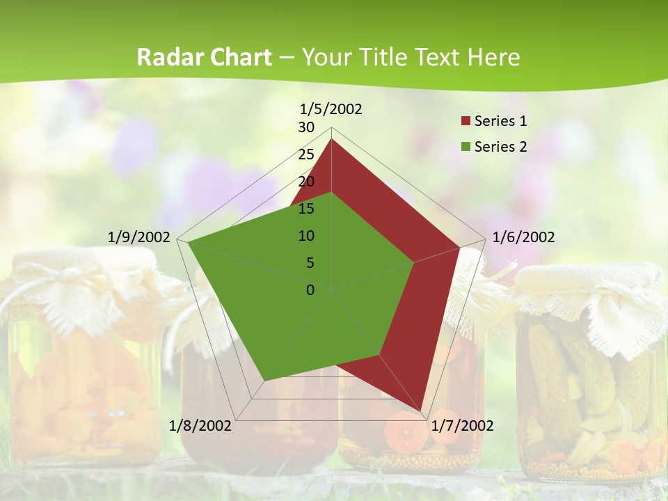 Vinegar Glass Ingredient PowerPoint Template