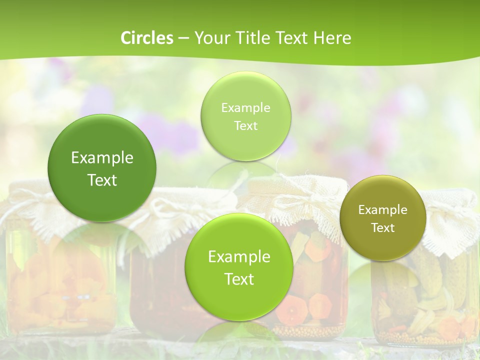 Vinegar Glass Ingredient PowerPoint Template