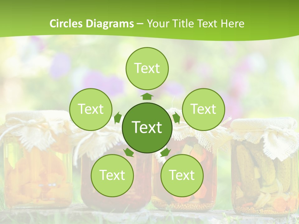 Vinegar Glass Ingredient PowerPoint Template