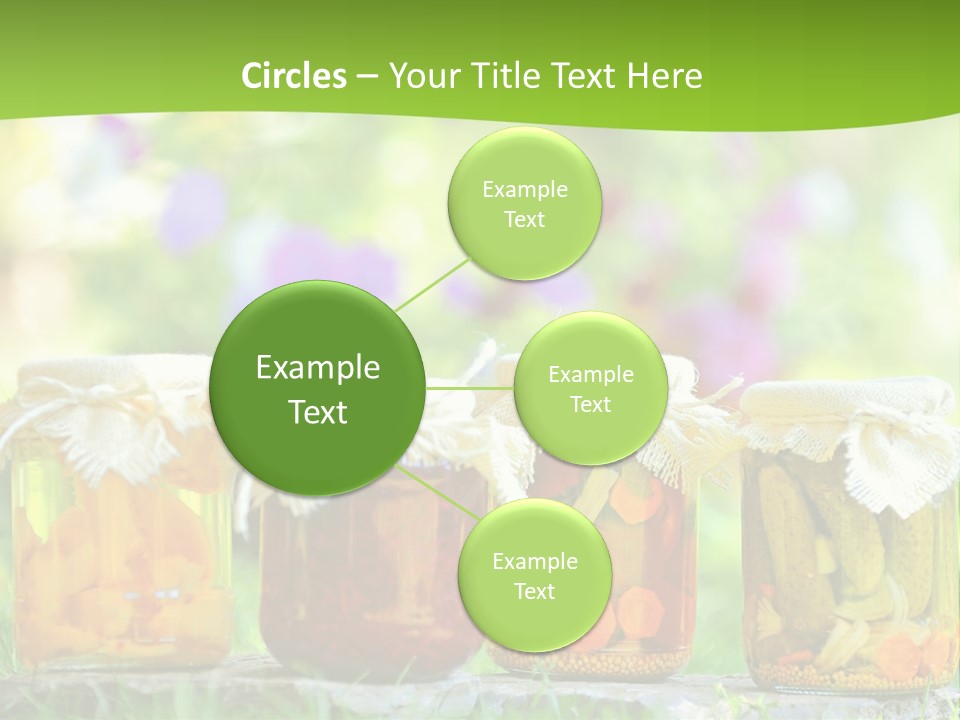 Vinegar Glass Ingredient PowerPoint Template