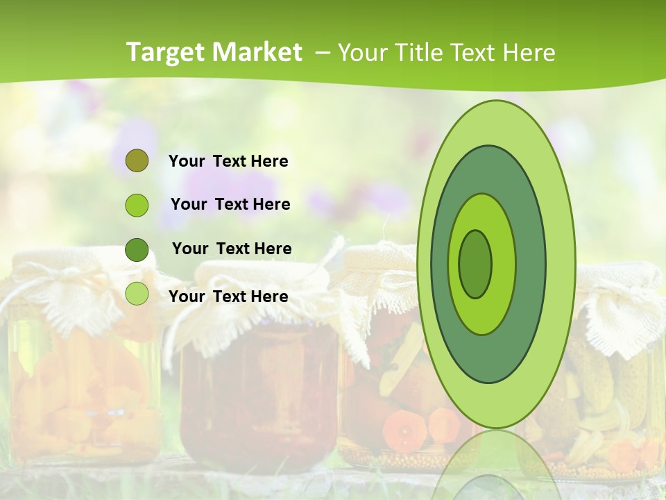 Vinegar Glass Ingredient PowerPoint Template