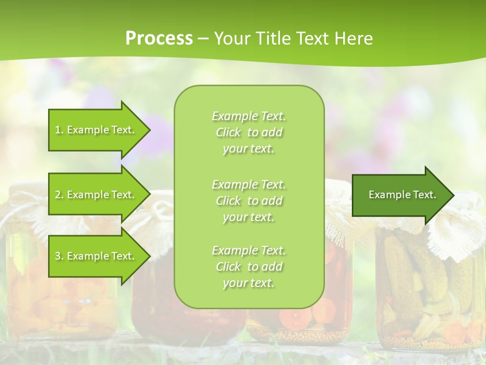 Vinegar Glass Ingredient PowerPoint Template