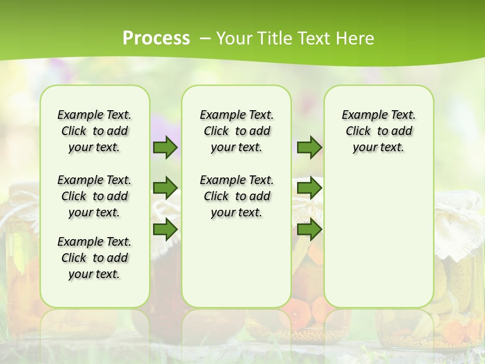 Vinegar Glass Ingredient PowerPoint Template