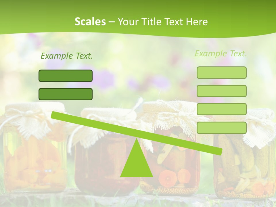 Vinegar Glass Ingredient PowerPoint Template