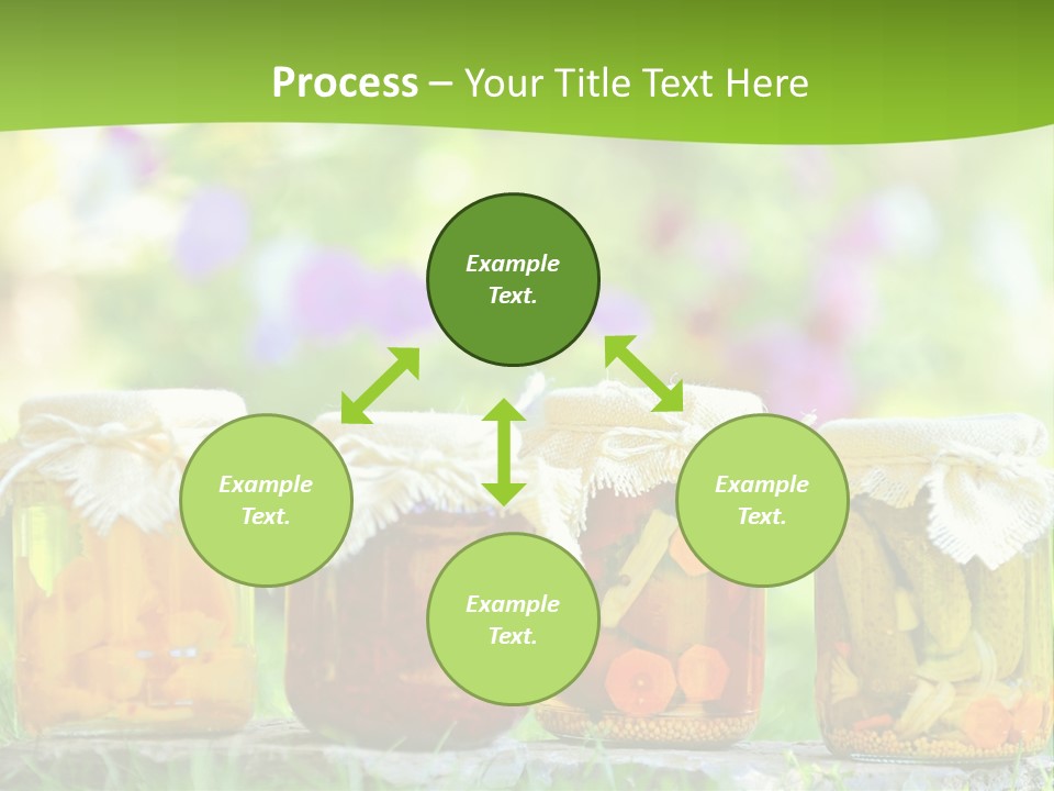 Vinegar Glass Ingredient PowerPoint Template