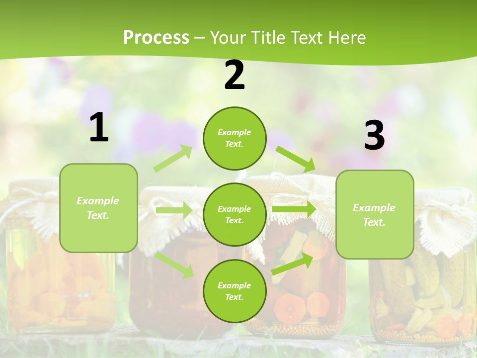 Vinegar Glass Ingredient PowerPoint Template