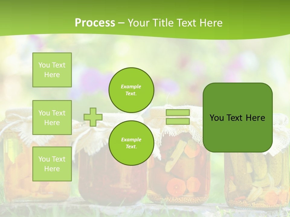 Vinegar Glass Ingredient PowerPoint Template