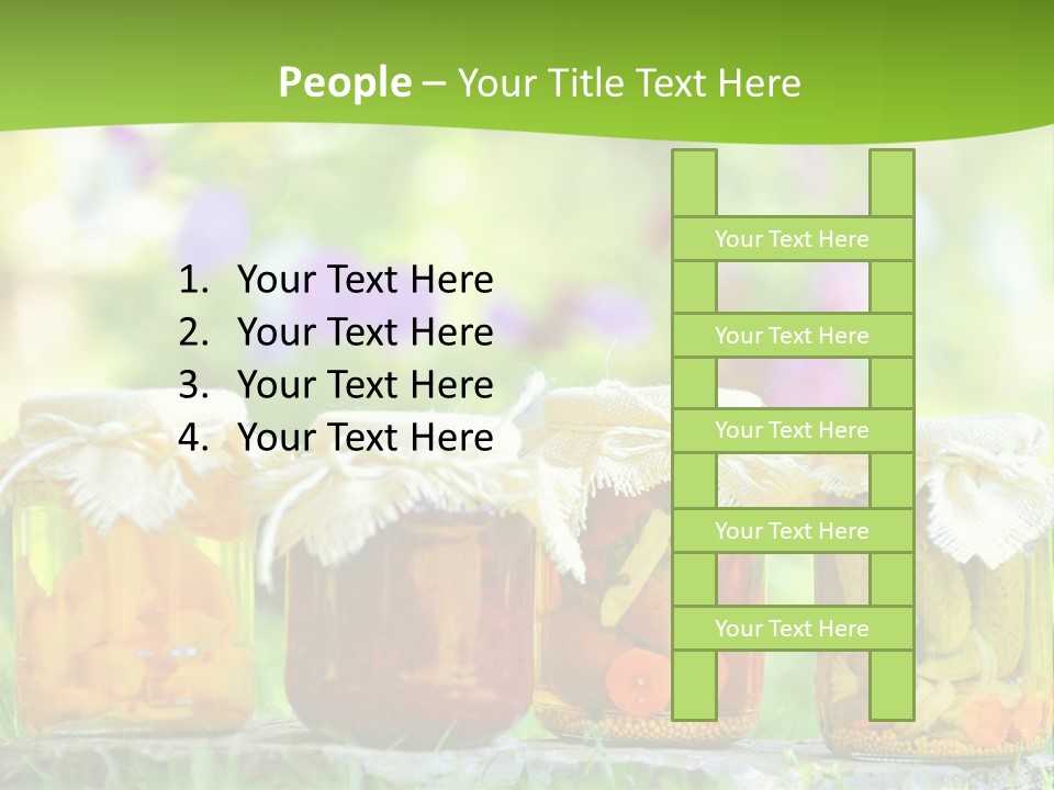 Vinegar Glass Ingredient PowerPoint Template