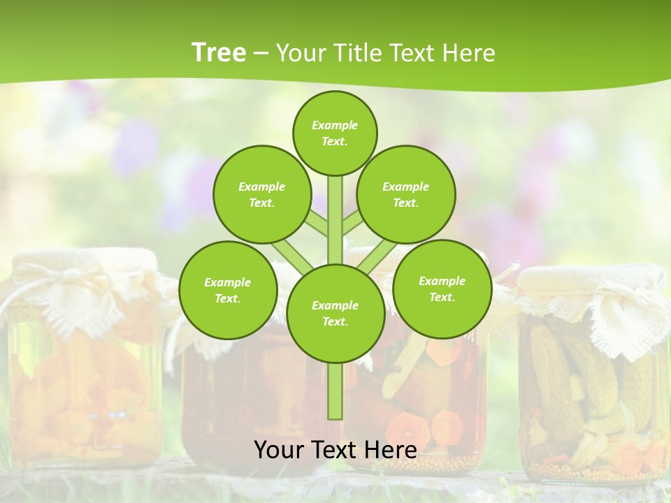 Vinegar Glass Ingredient PowerPoint Template
