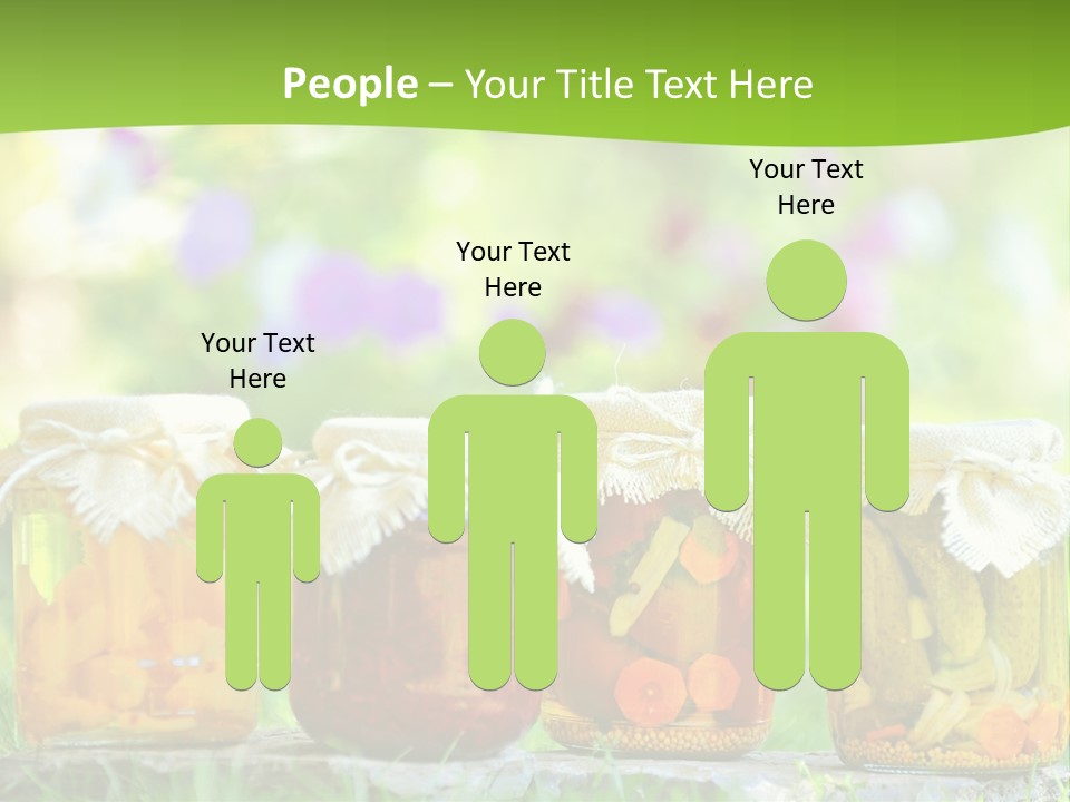 Vinegar Glass Ingredient PowerPoint Template